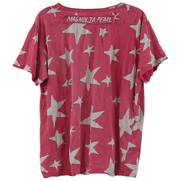 New Magnolia Pearl Rothko Star Tee Top 944 red pink t-shirt Rockstar galaxy MP - Picture 11 of 17